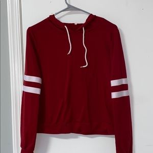 Maroon Varsity Hoodie